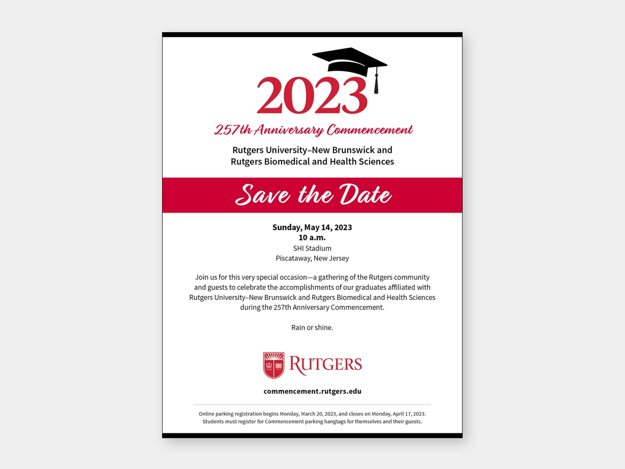Rutgers University Commencement Rutgers Commencement