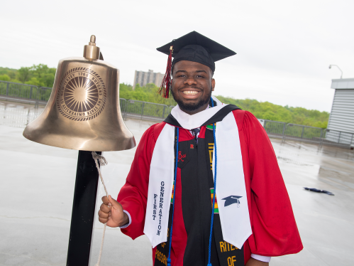 Proud first-generation Rutgers grad