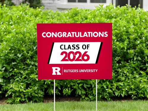 Yard sign for graduates